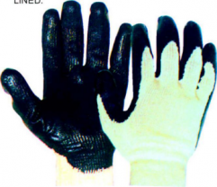 NITRILE SEMI DIPPED GLOVES