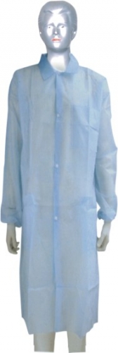 Nonwoven Disposable Lab Coat/Visitor Clothes/Unisex Lab Coats