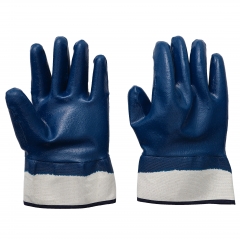 BLUE NITRILE FULLY DIPPED GLOVES